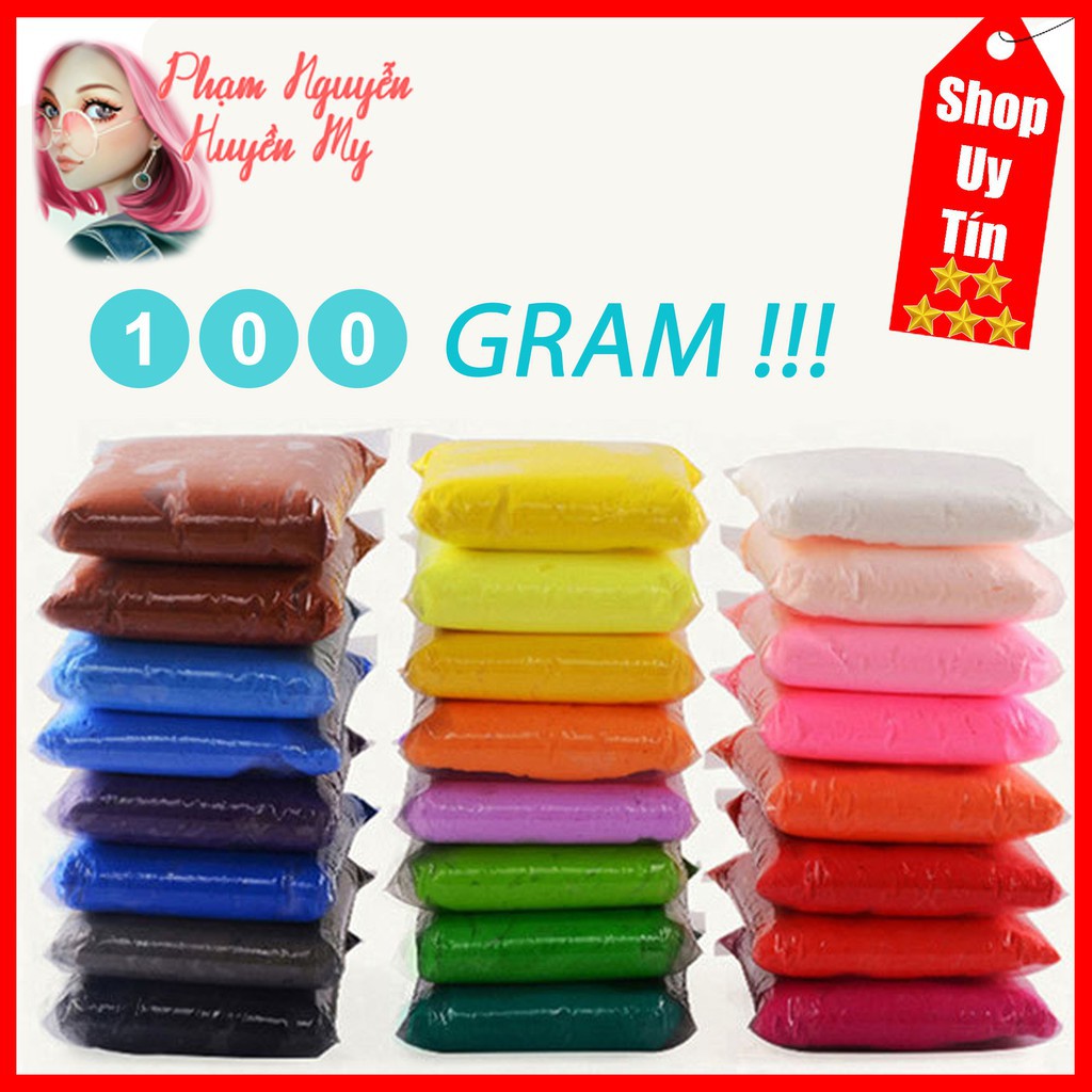 10 GÓI ĐẤT SÉT NHẬT 100G   LÀM BUTTER SLIME, SLIME BƠ  full box