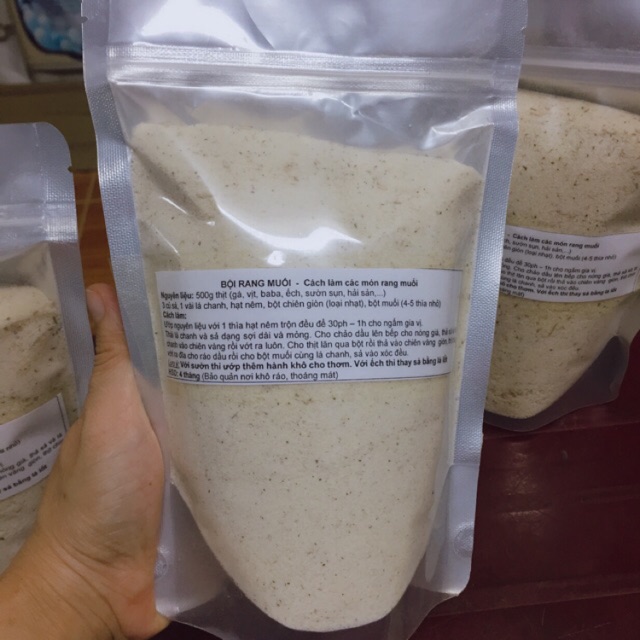 Bột rang muối handmade 500gr