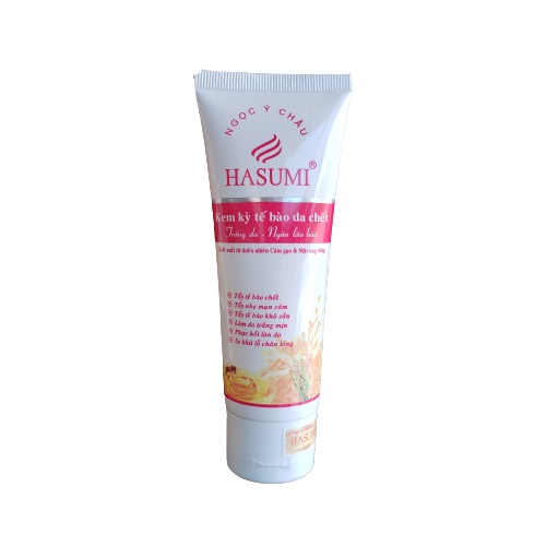 Tẩy tế bào chết trắng da mặt ngừa lão hoá Hasumi 60ml