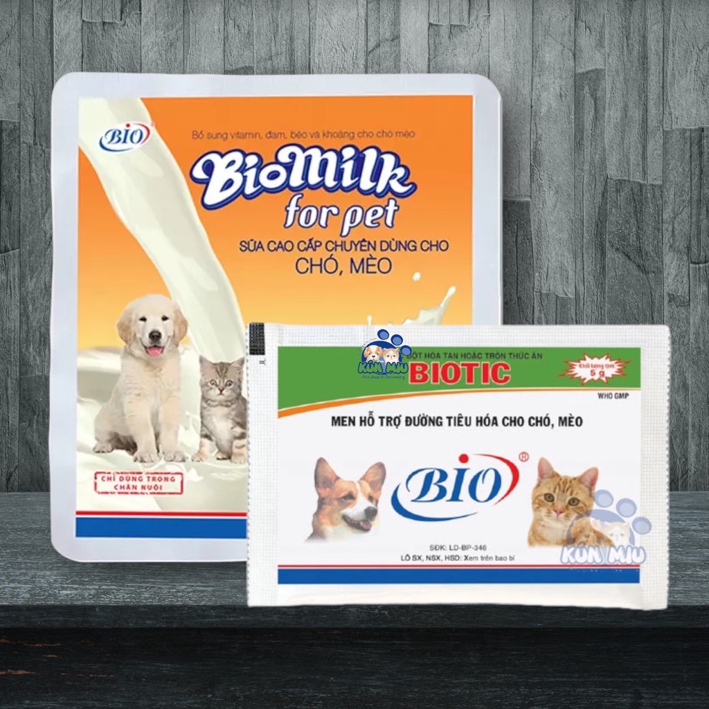 Sữa bột cho chó mèo Bio Milk 100g-Kún Miu