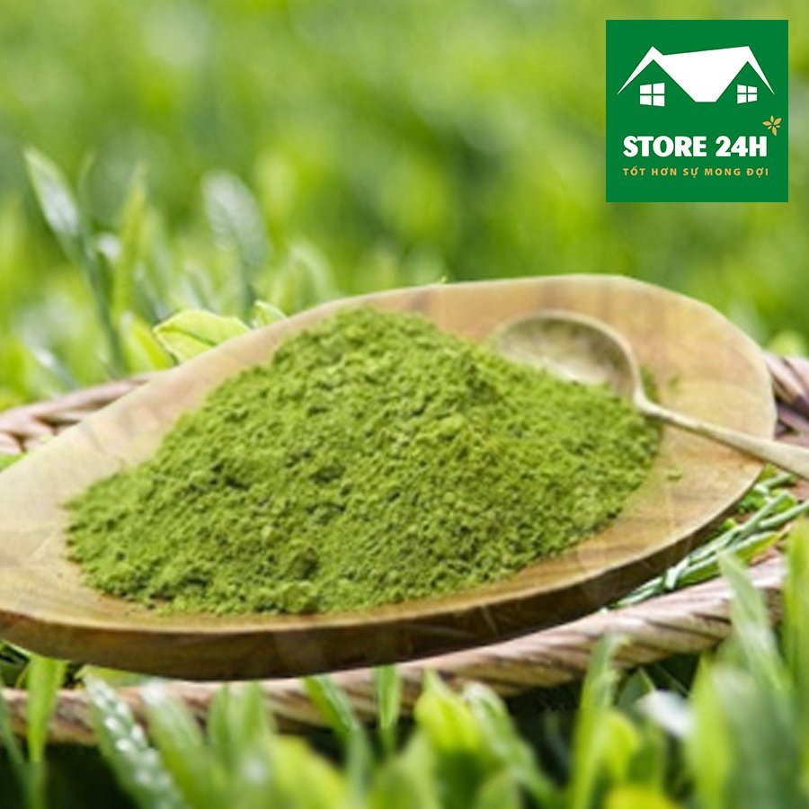 [500 gram] Bột trà xanh matcha Lâm Đồng nguyên chất 100%, làm bánh, pha đồ uống, đắp mặt, trắng da I Store 24h