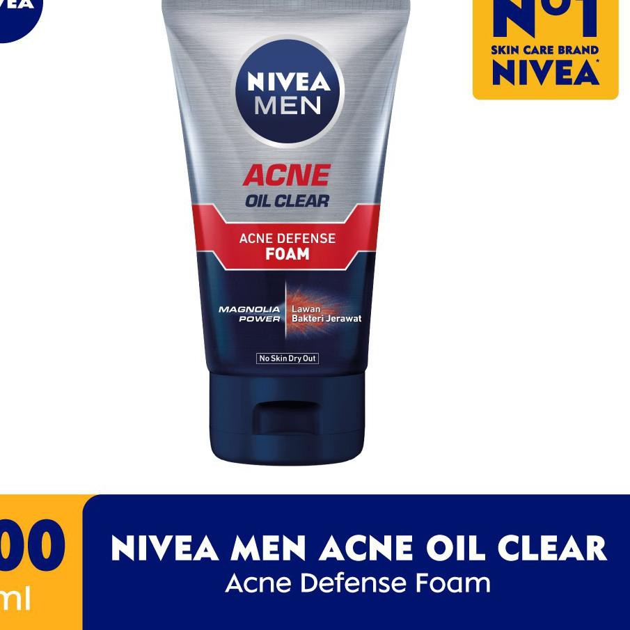 (Hàng Mới Về) Sữa Rửa Mặt Tạo Bọt Nivea Trị Mụn 100ml (Gt3)