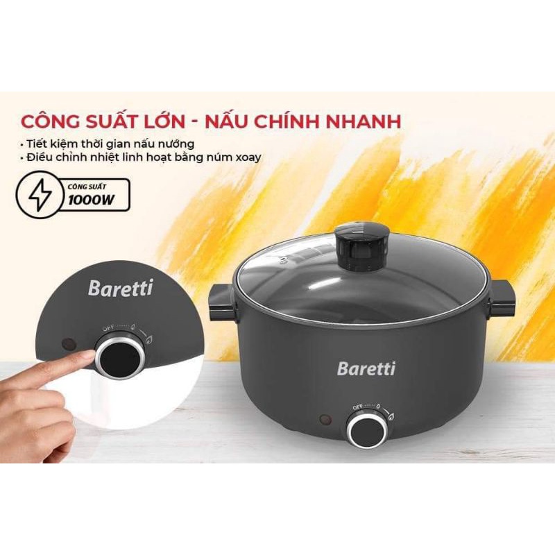 Nồi Lẩu Điện 3L Baretti BRD452..