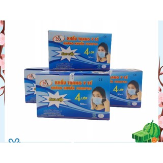 Hộp khẩu trang y tế 4 lớp kháng khuẩn Famapro ( 50 cái/ hộp)