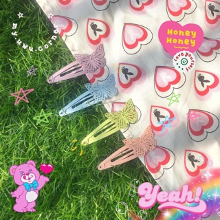 Kẹp tóc bướm sắc màu hot trend hàn quốc ulzzang, Butterfly hairclip