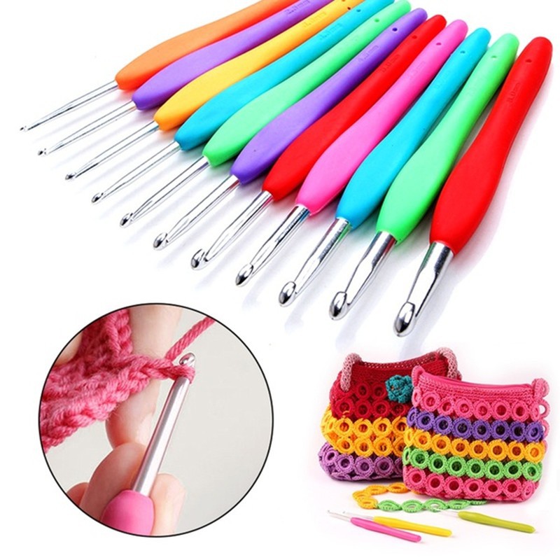 Set 9 kim móc len mềm 2mm - 6mm chuyên dụng tiện lợi