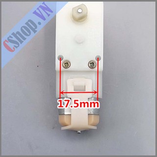Động cơ motor DC giảm tốc V1 màu trắng