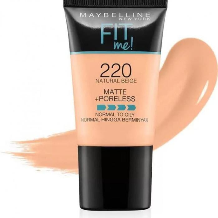 (hàng Mới Về) Kem Nền Maybelline Fit Me Lì + Che Lỗ Chân Lông 18ml (120 Màu Ngà) | BigBuy360 - bigbuy360.vn