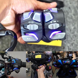 [Giá 1 cặp] Cùm Công Tắc Light Master Trái Phải Gắn Tất Cả Xe Sài Cùm - Shop Phụ Tùng Xe Máy TP