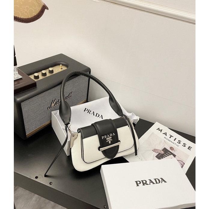 Túi xách nữ kẹp nách Pradaa fullbox