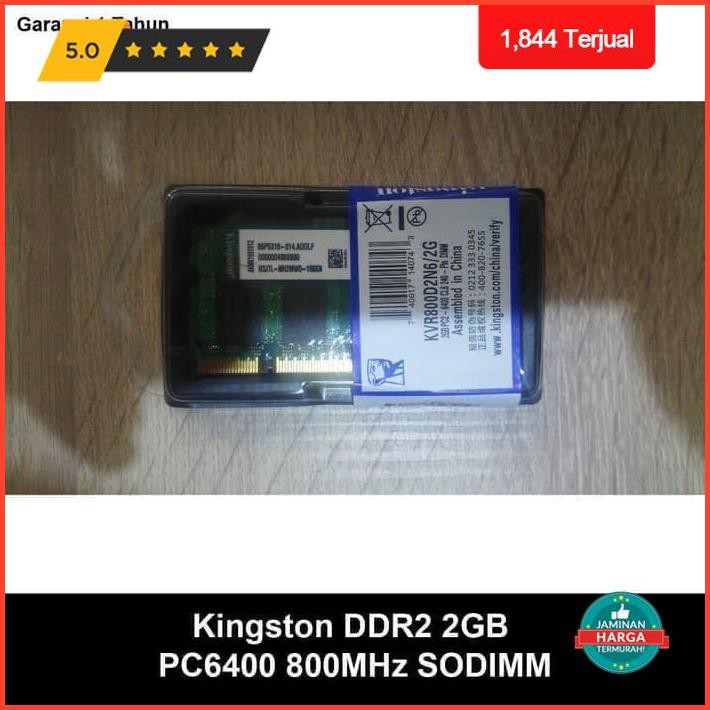Bộ Nhớ Ram Ddr2 2gb Pc6400 800mhz Kingston Giá Rẻ Nhất Cho Laptop Notebook