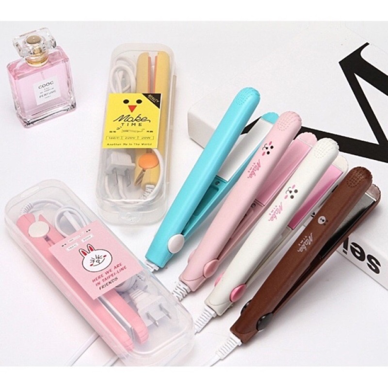 Máy Là kẹp tóc mái- là tóc mini Make Time hàng chuẩn đẹp