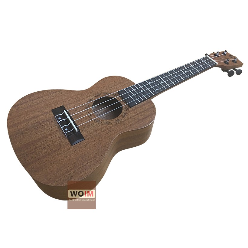 Đàn Ukulele Concert Gỗ size 23 Viền tròn hoa văn giá rẻ, chất lượng tốt - HÀNG CÓ SẴN