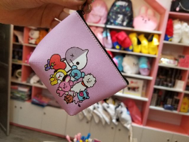 Túi ví mini BT21 phối đồ siêu xinh