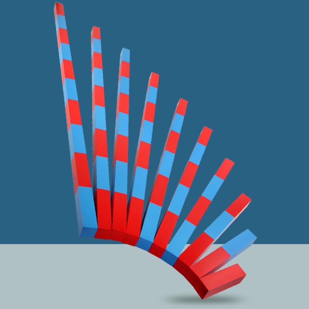 SUSANS Bộ Que Học Toán Màu Đỏ Và Xanh Dương Dành Cho Trẻ Em