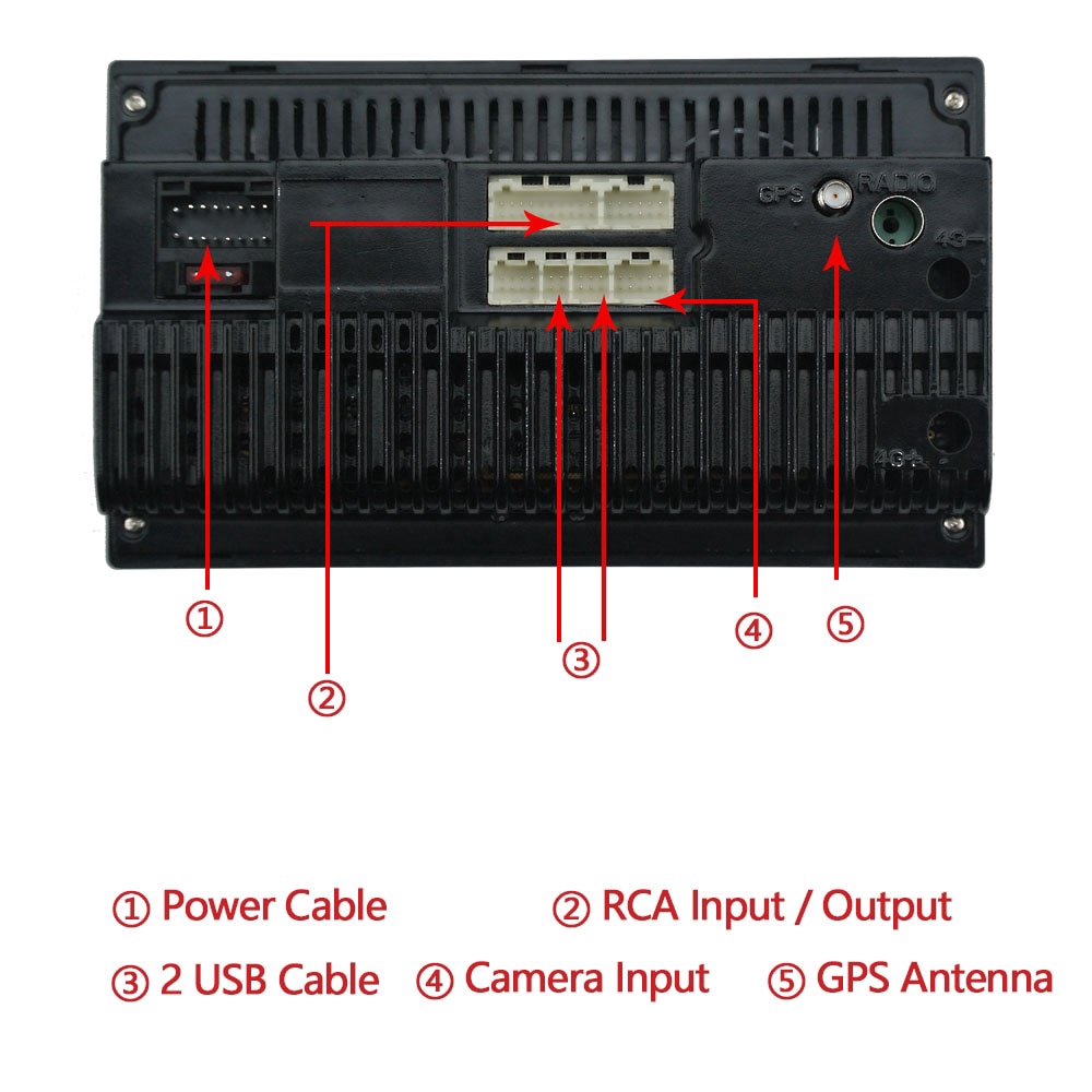 Đầu Mp5 Đa Phương Tiện Màn Hình 7 Inch 2din Android Cho Xe Hơi