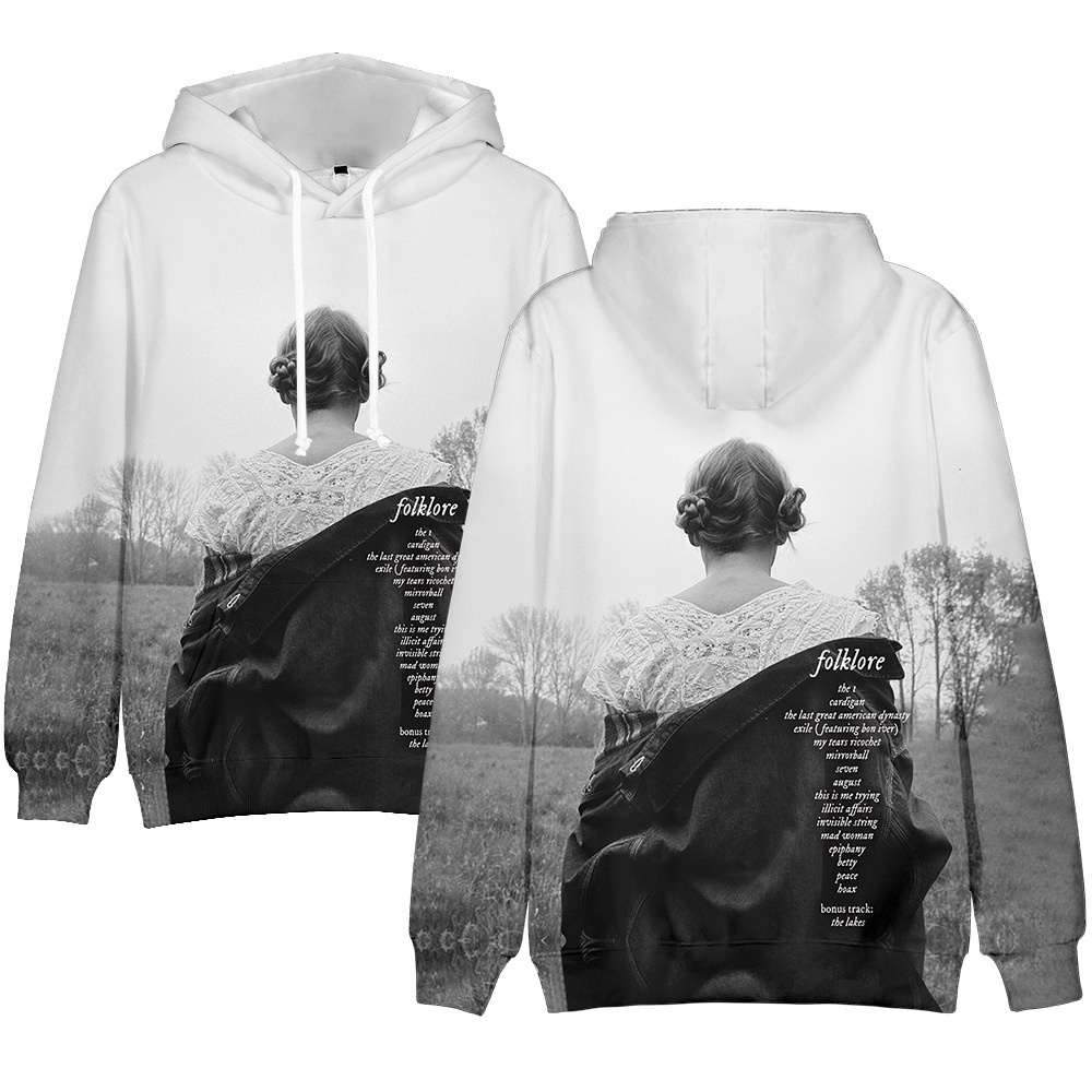 Áo Hoodie Tay Dài In Hình Taylor Swift Trẻ Trung 2022