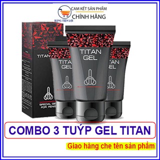 COMBO 3 TUÝP GEL_TlTAN Hàng chuẩn giá sỉ