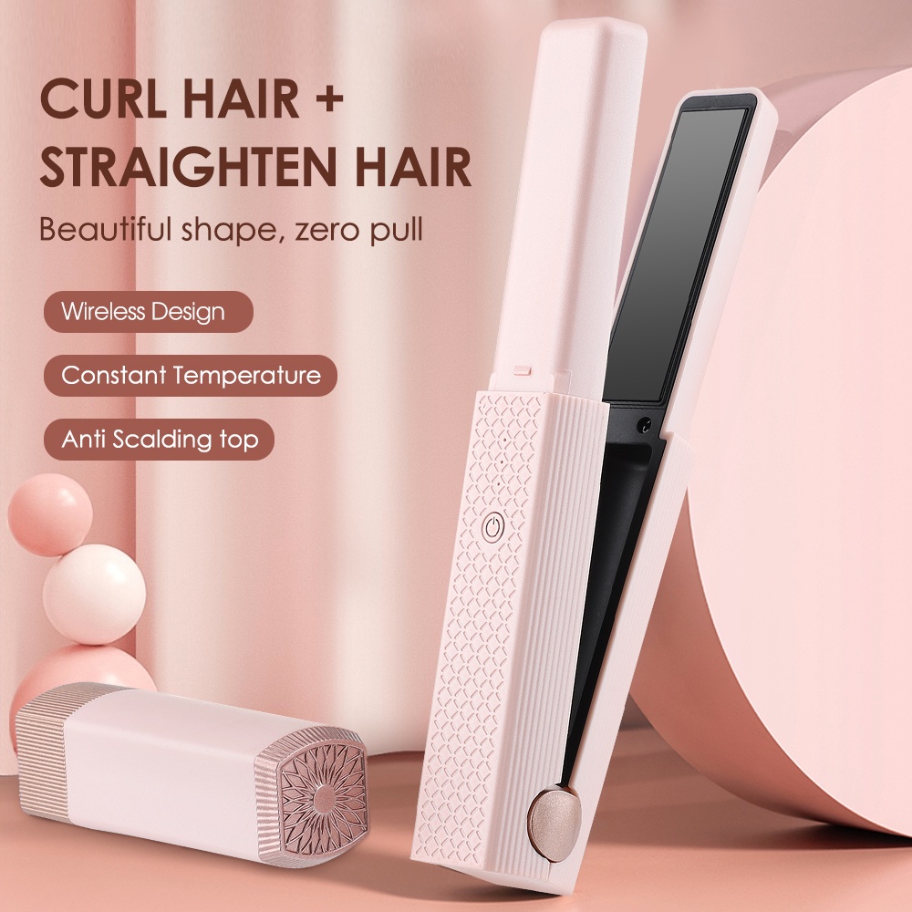 Máy Duỗi Tóc Không Dây Mini Tiện Lợi