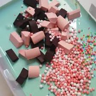 Mút java chip mút java chunk nguyên liệu làm slime handmade thủ công ( gói nhỏ 10 thanh)