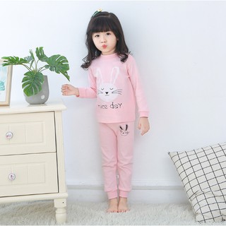 Bộ Cotton 2 Lớp Cổ 3 Phân Cho Bé Trai Gái