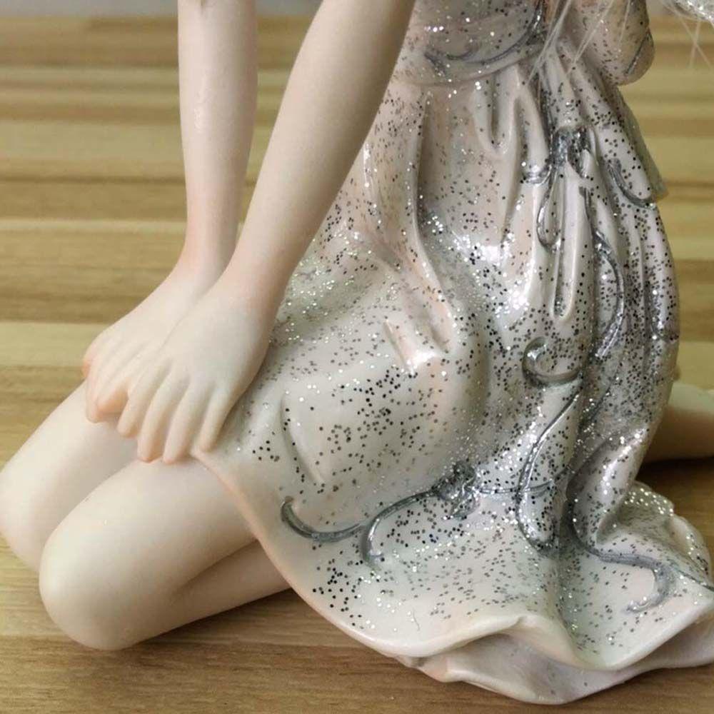 Cánh Thiên Thần Ngọt Ngào Bằng Nhựa Resin Phong Cách Châu Âu Làm Quà Tặng Sinh Nhật / Đám Cưới