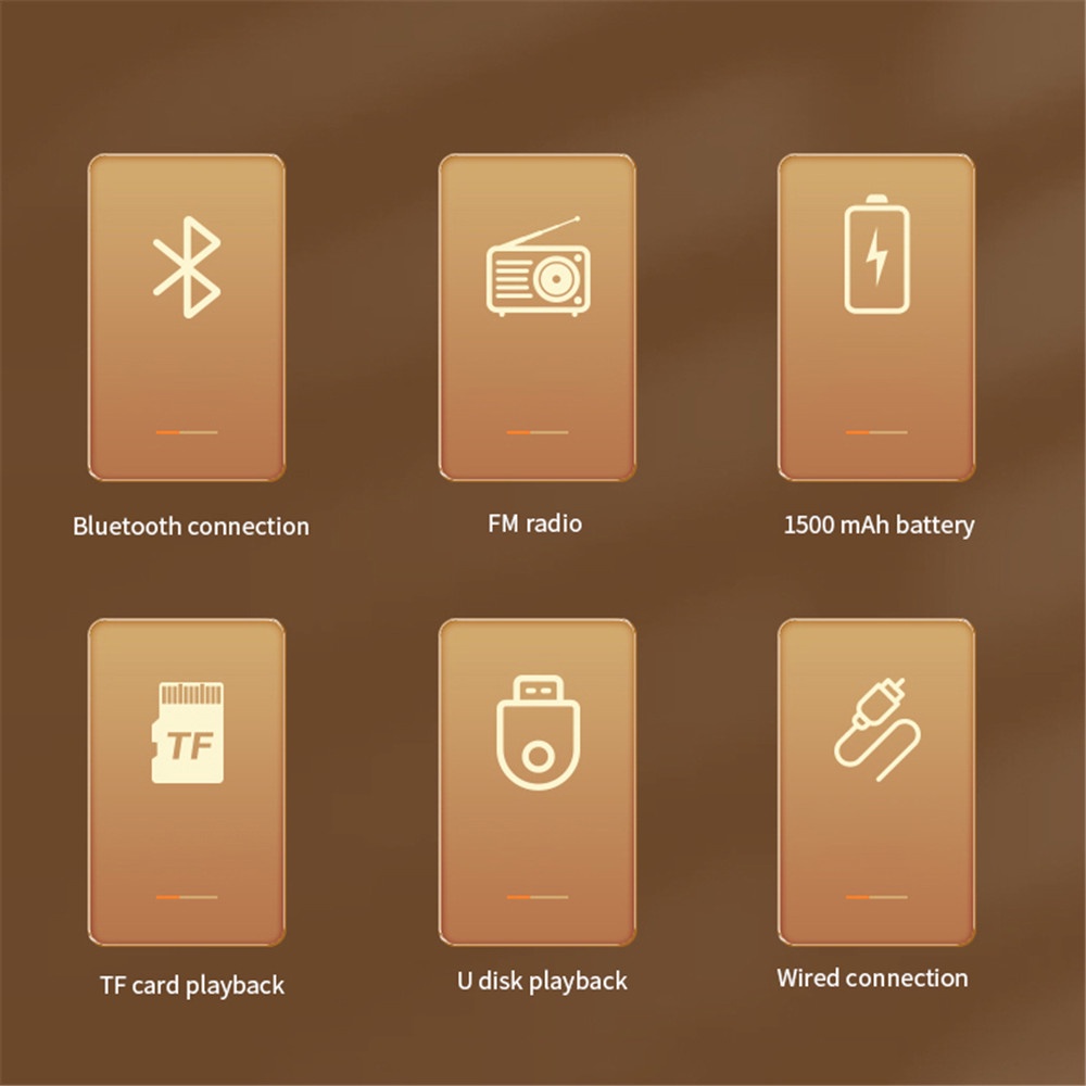 Loa Bluetooth Không Dây Âm Thanh Siêu Trầm Thẻ Nhớ Chất Lượng Cao