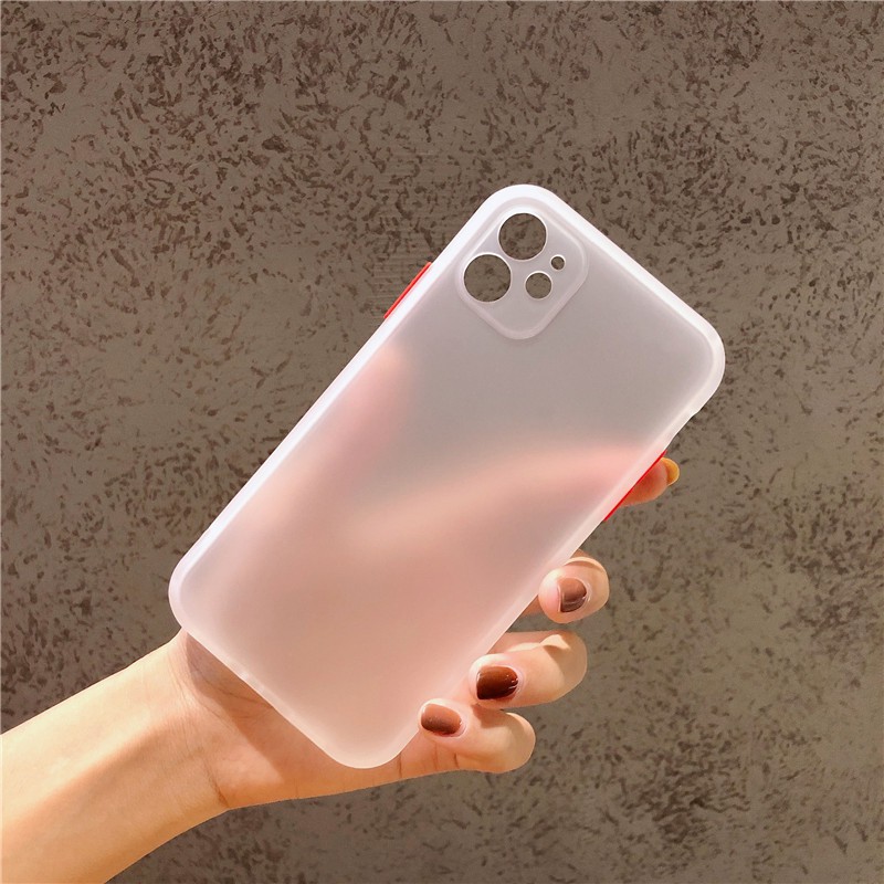 Ốp lưng Samsung S20 S20+ S10 S10+ S9 S9+ S8 S8+ Note 20 Ultra 10 9 8 Plus Pro Lite PC+TPU Phantom Imitation Impact Fashion Soft Matte Case  điện thoại cho