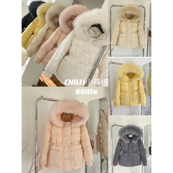 Order 2 ngày  ÁO KHOÁC PHAO LÔNG VŨ MŨ LÔNG THẮT ĐAI EO/ ÁO KHOÁC PHAO LÔNG VŨ DÁNG vừa  cao cấp QUẢNG châu