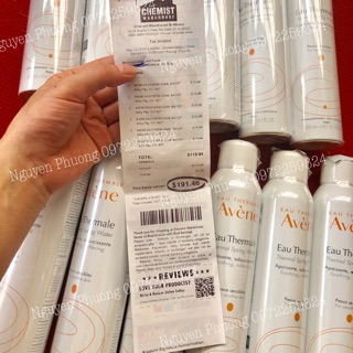 Xịt khoáng Avene chai đại 300ml xách tay Chemist Úc