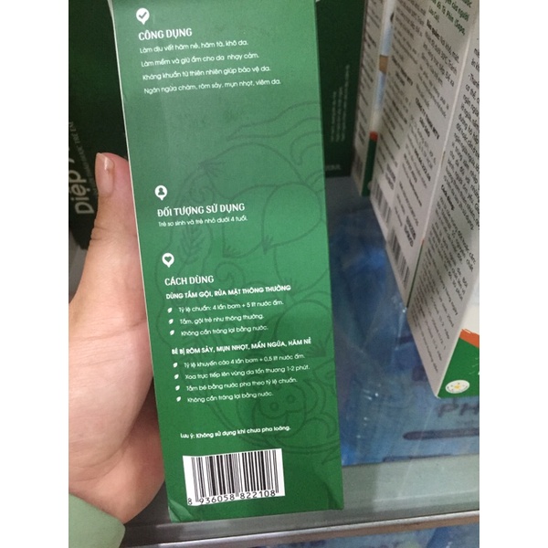 Nước tắm thảo dược Diệp An Nhi chai 220ml