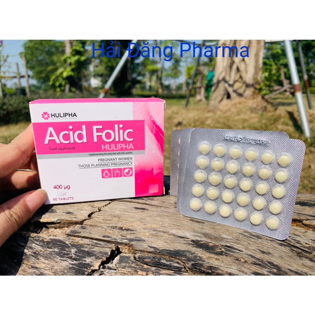Acid Folic .Dùng cho Phụ nữ chuẩn bị mang thai, 3 tháng đầu thai kỳ, cho con bú ( Nhập khẩu chính hãng BA LAN)