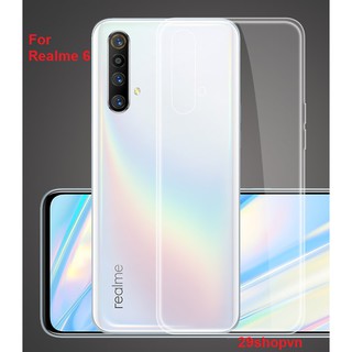 Ốp Realme 6 dẻo trong suốt (Loại đẹp)