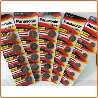 Pin Khuy Áo Panasonic CR2032 - CR2025 - CR2016 - CR1632 - CR1620 - CR1616 - CR1220 3V Lithium