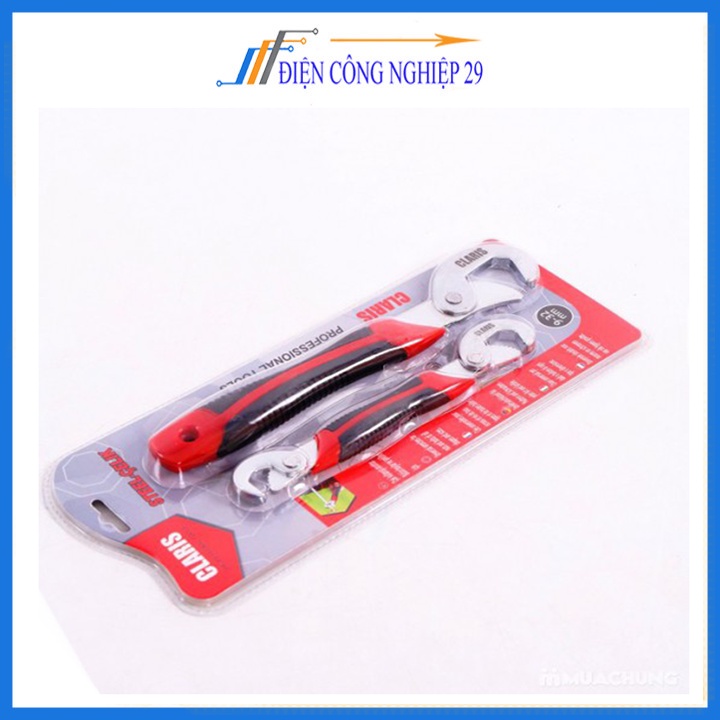 Bộ 2 Cờ Lê Đa Năng Giữ Vặn Ống Ren 9-32mm Grip