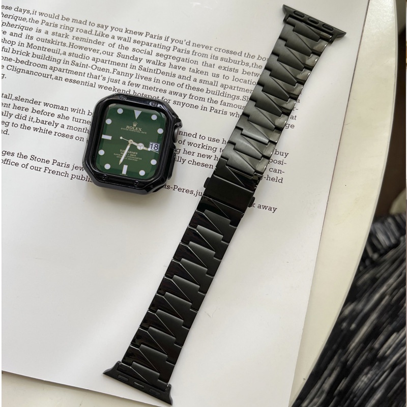 Dây Đeo Inox + Ốp Bảo Vệ Cho Đồng Hồ Thông Minh iwatch ultra 49mm 8 7 45mm 41mm 65SE44 / 40mm