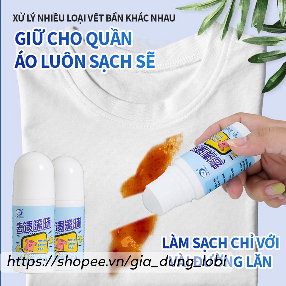 Lăn tẩy trắng quần áo, tẩy vết ố áo trắng dạng tẩy khô