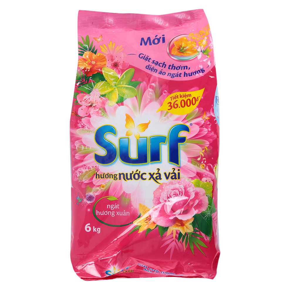 Bột giặt Surf 5.8kg Hương Nước Xả Vải