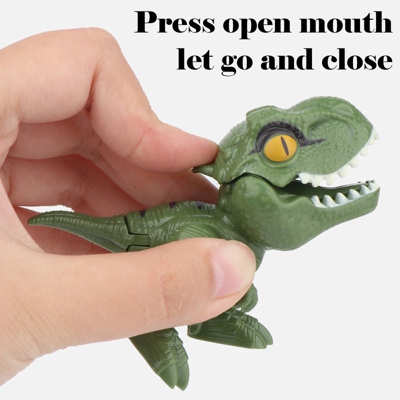 Mô Hình Khủng Long Tyrannosaurus Rex Đồ Chơi Dễ Thương Có Thể Di Chuyển Ngón Tay
