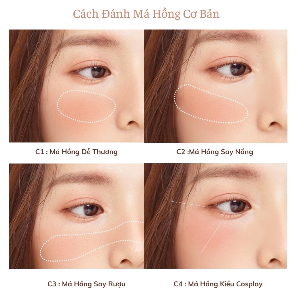 Má Hồng Trái Tim MAFFICK LOVE COOKIE BLUSH Dạng Phấn