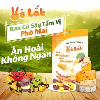 Rau củ sấy tẩm vị phô mai Vê Lắk