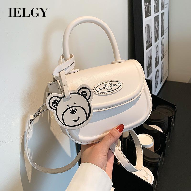 Ielgy Túi Đeo Chéo Vai Hình Vuông Nhỏ Đơn Giản Thời Trang Hàn Quốc