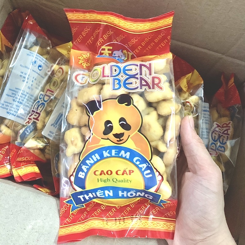 BÁNH GẤU NHÂN KEM THIÊN HỒNG (500G)