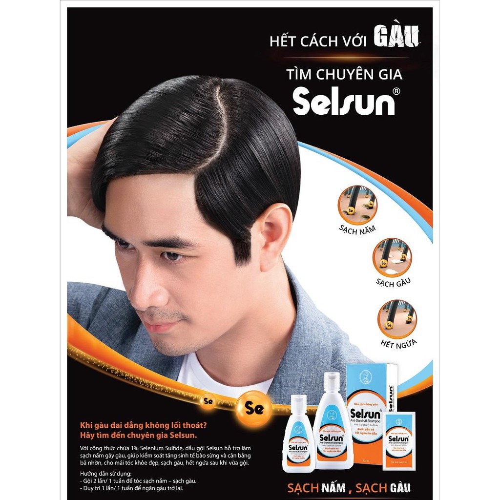 Dầu gội chống gàu Selsun 50ml