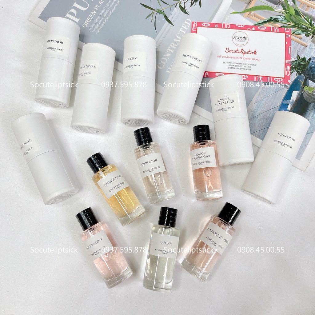 Nước Hoa Mini Christian D.ior Lucky - Sakura - Rouge Trafalgar - Rose Gipsy - Rose Kabuki - Balade Sauvage - Cachemire