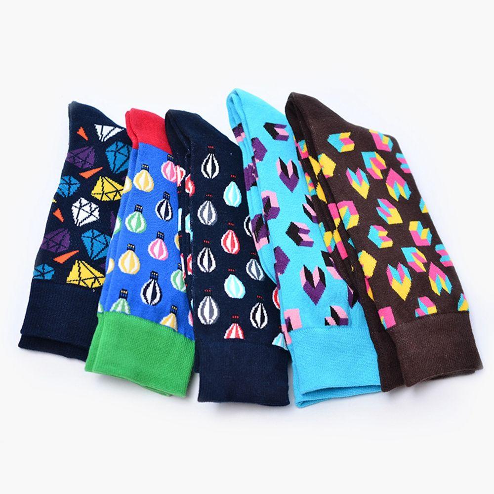 Tất Cotton Mềm Mại In Họa Tiết Mới Lạ