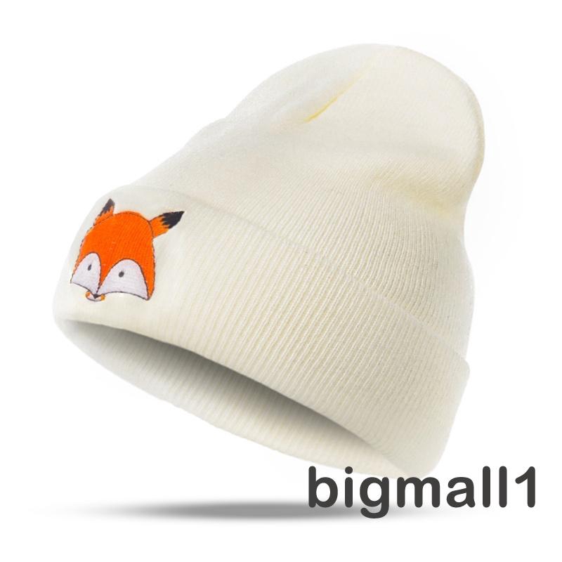 Mũ len beanie đính quả bông xinh xắn cho bé