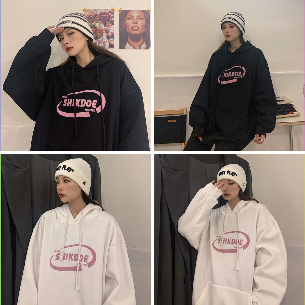 Áo hoodie form rộng phong cách Unisex HD05