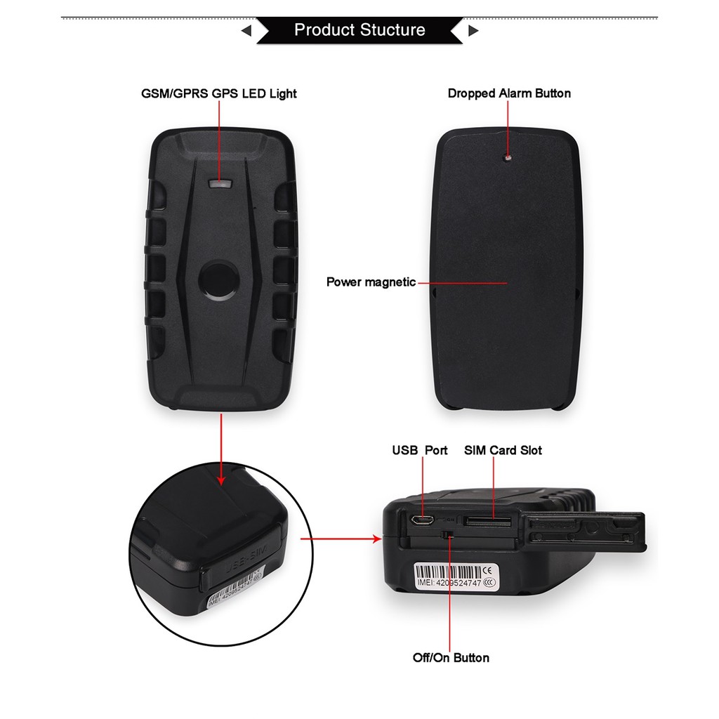 Thiết Bị Định Vị GPS Tracker LK209C 3G Cho Ôto Xe Máy Chống Nước 67IP Cao Cấp