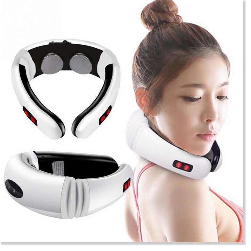 Máy Massage Cổ 3D Neck KL-5830Free Ship Cảm ứng xung điện 3D, Giúp nhức mỏi cổ, vai, gáy tuyệt đối.